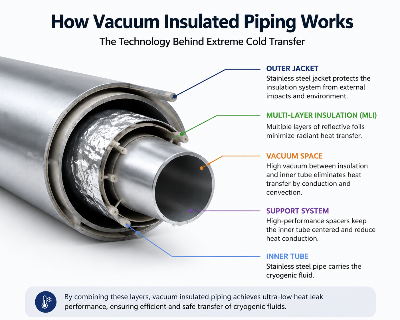 vacuum jacketed pipe