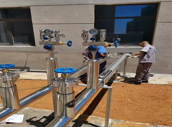 vacuum inuslated pipeline